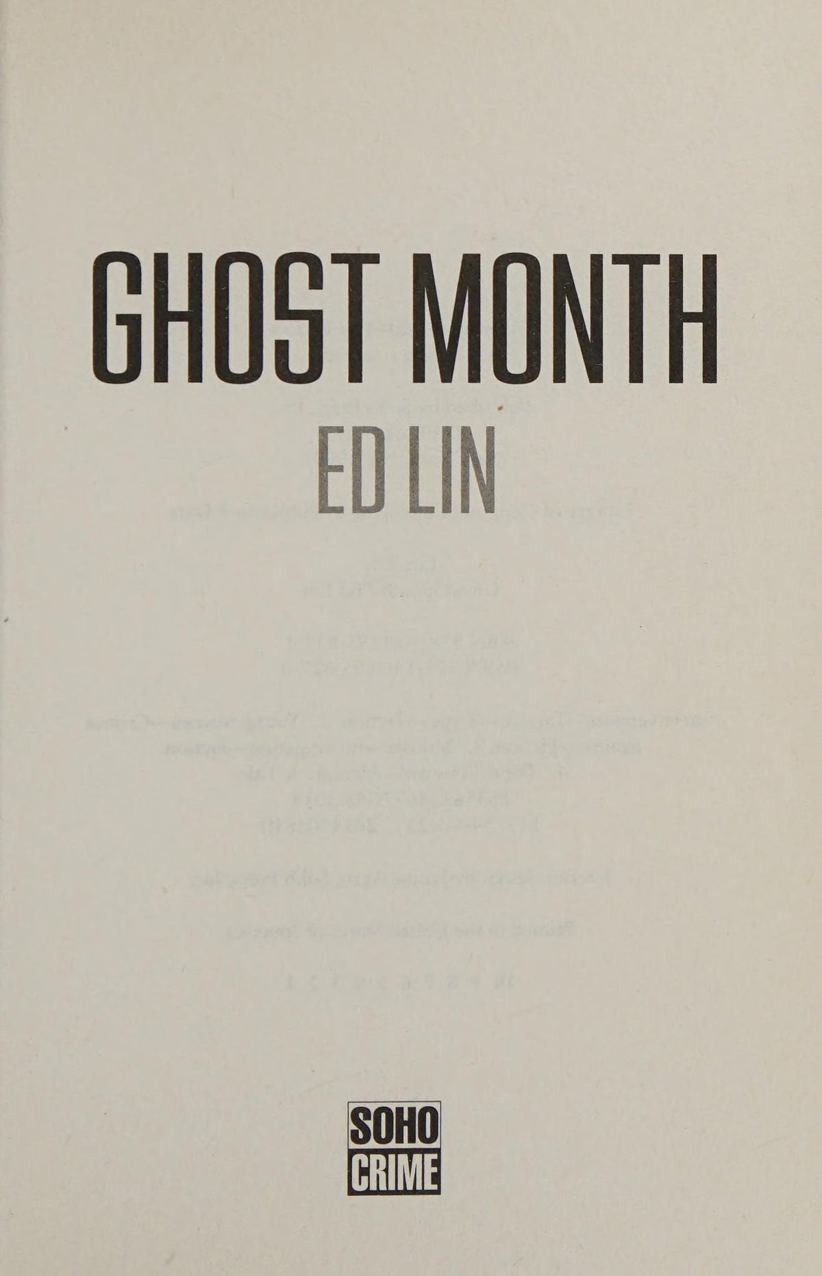 Ghost month