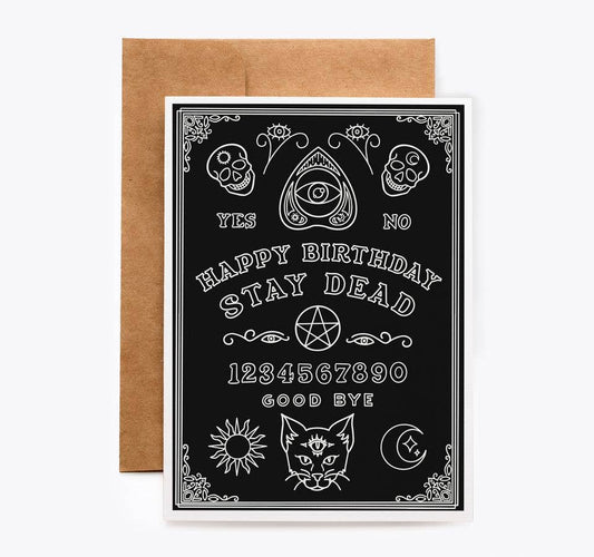 Ouija Board Birthday Card