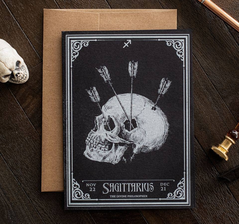Sagittarius (Nov 22 - Dec 21) Zodiac Card