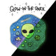 Space Alien Sticker (Glow-in-the-dark)