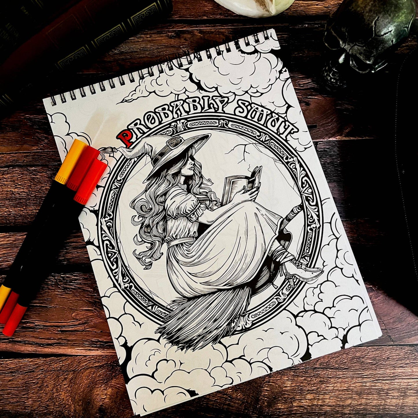 Waiting for the Night Coloring Book (Original Artwork)