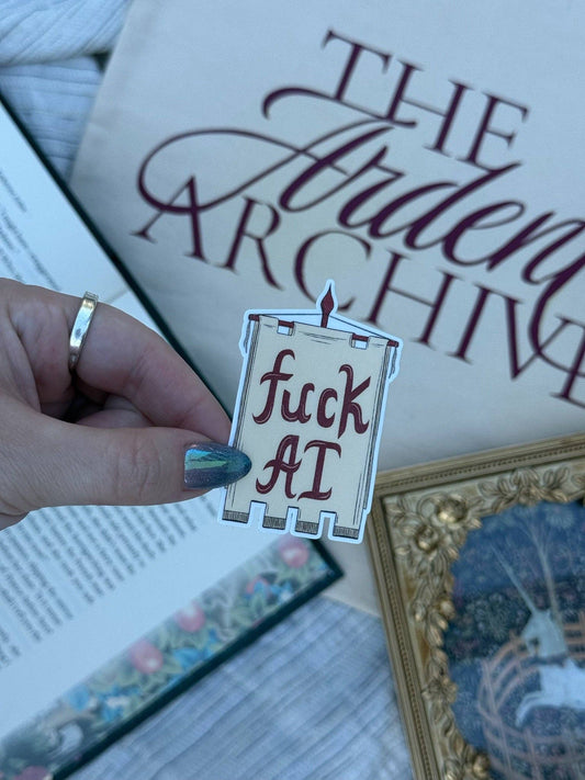 Anti-AI Sticker