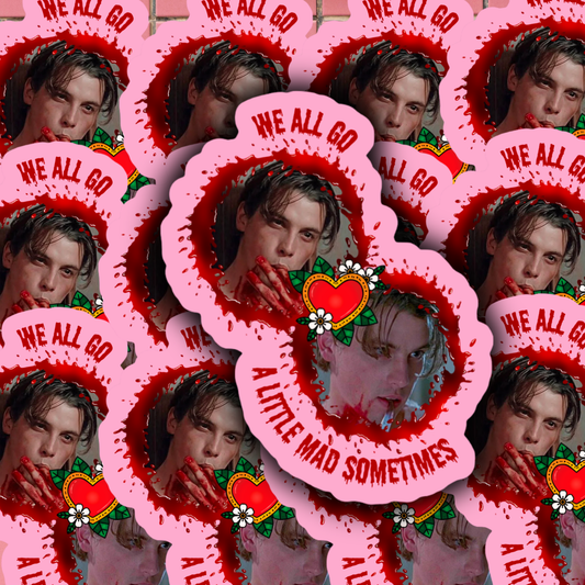 Scream Horror Movie Sticker