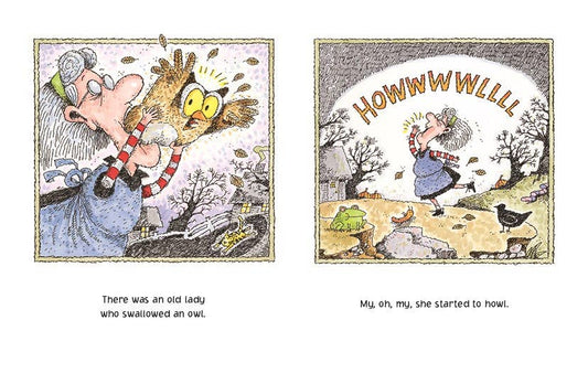 There Was An Old Lady Who Swallowed A Bat!
