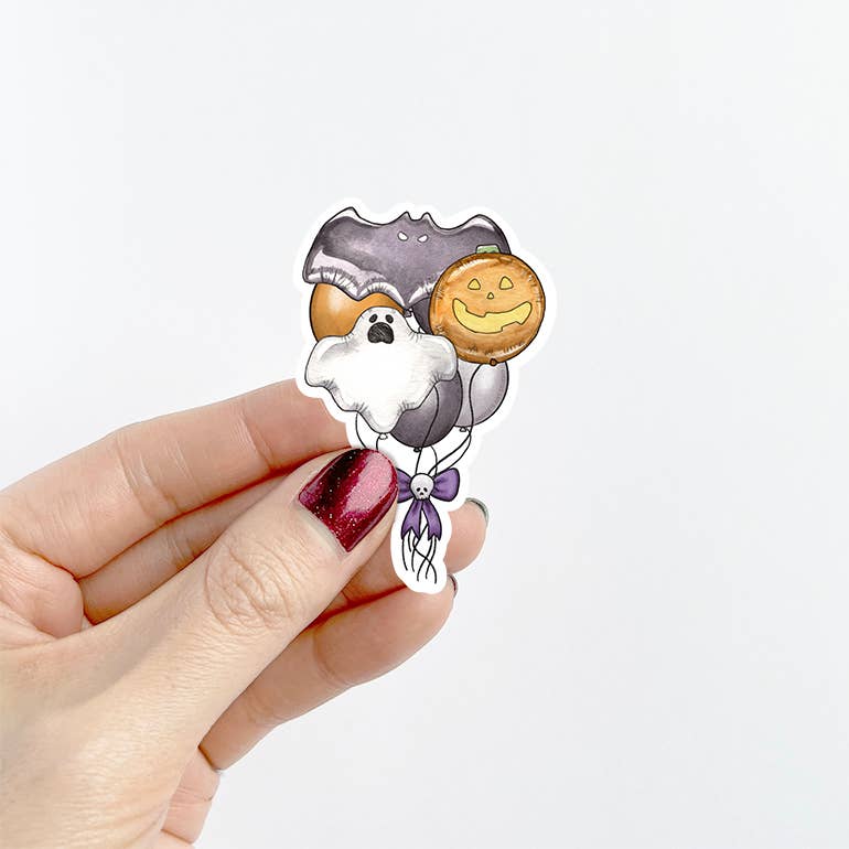 Spooky Balloons Sticker