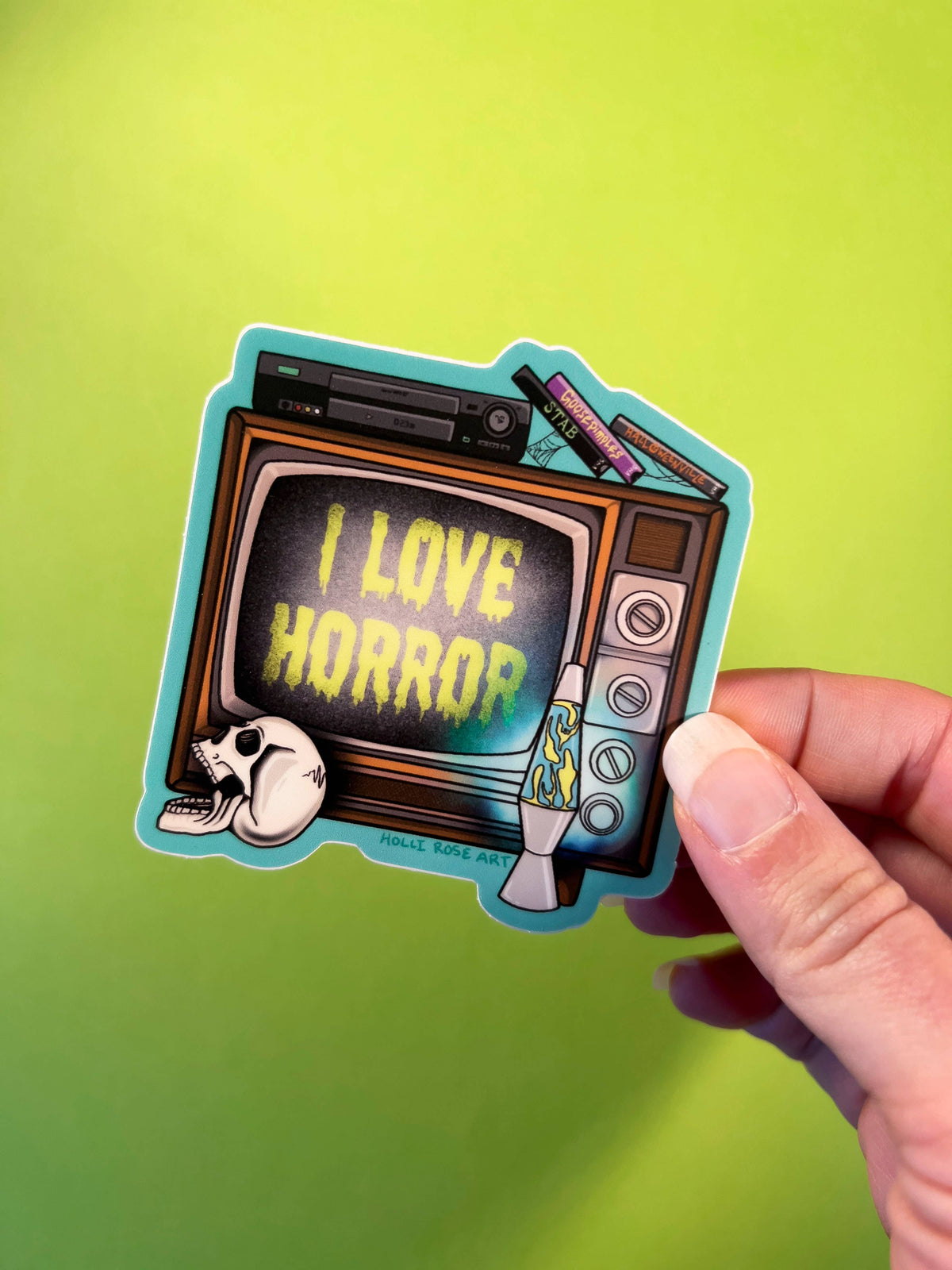 I love Horror TV Sticker