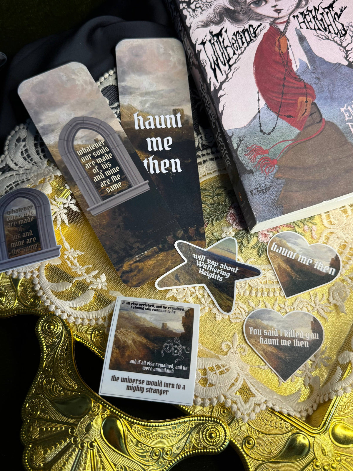 Haunt me then sticker