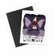 Mothman Cryptid Funny Birthday Card 5x7