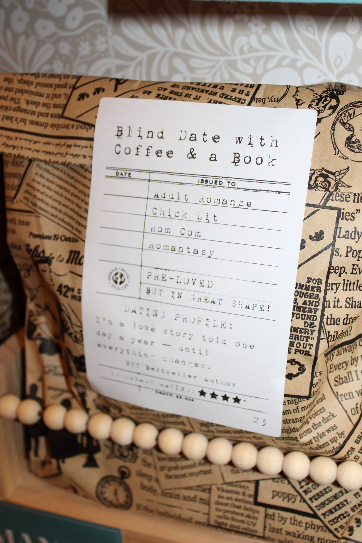 Blind Date with Coffee & a New Book (Sci-fi/Fantasy)