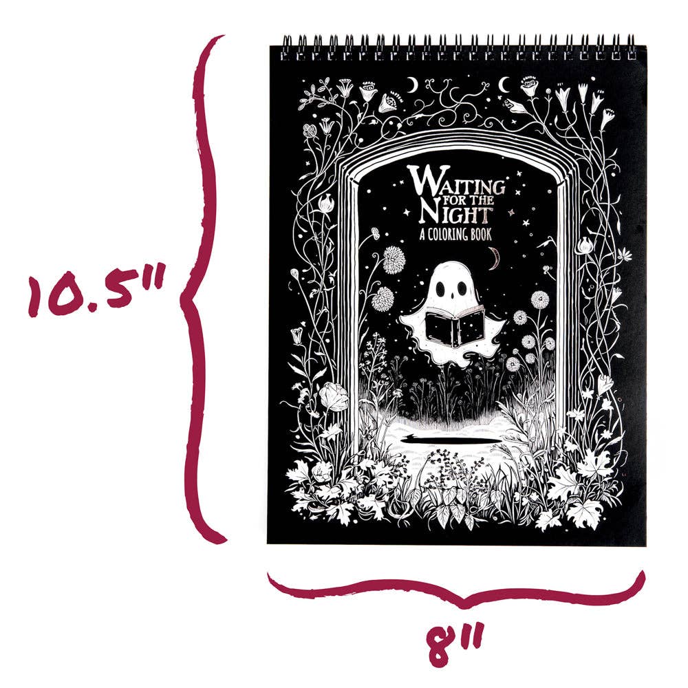 Waiting for the Night Coloring Book (Original Artwork)