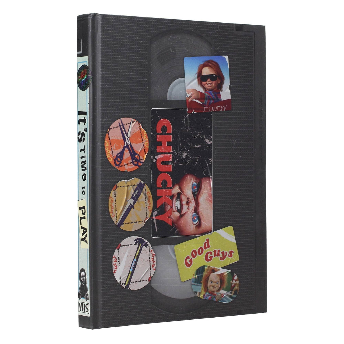 Child's Play Chucky VHS-Style Hardcover Notebook