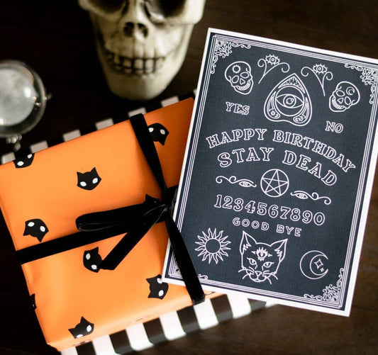 Ouija Board Birthday Card