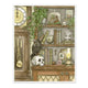 "Library of Oddities" Art Print with Grandfather Clock