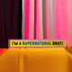 Supernatural Brat Long Sticker