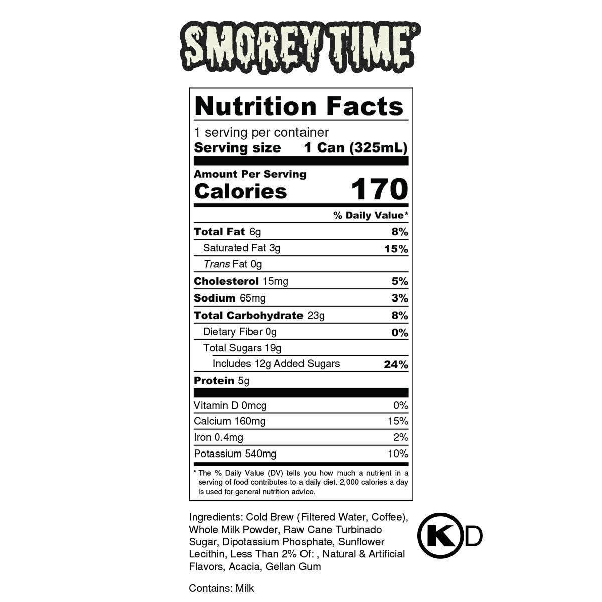 S'morey Time Cold Brew Latte | 12-Pack | Iced Canned Coffee