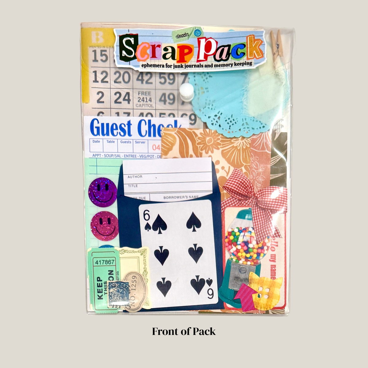 Junk Journal Scrap Pack | Classic Ephemera