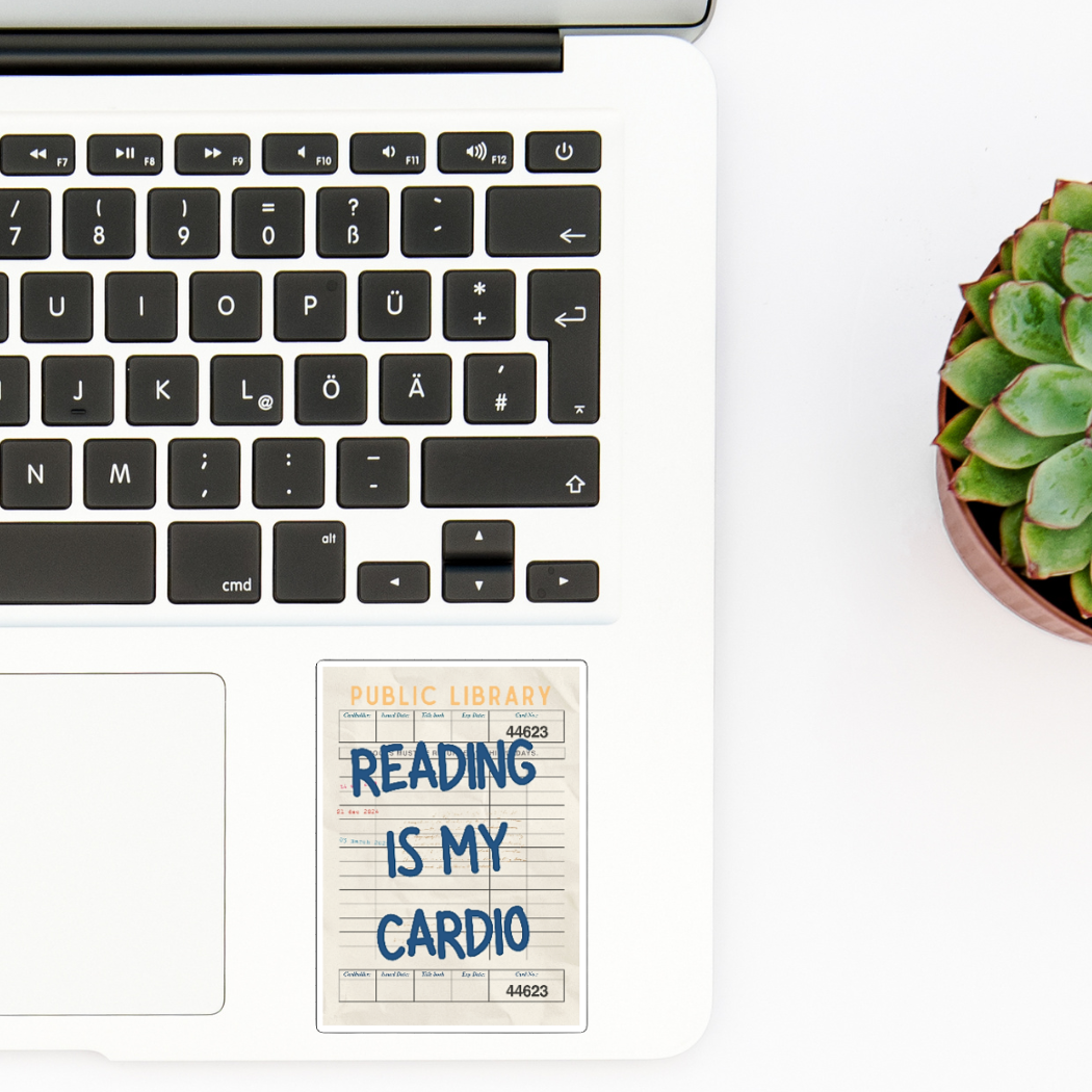Reading is my Cardio | Sticker
