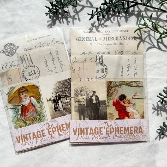 Vintage Ephemera for Junk Journaling and Mixed Media Art