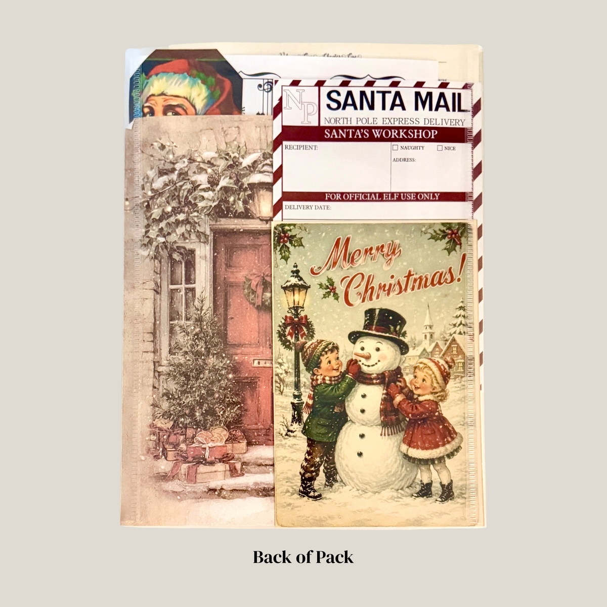 Junk Journal Scrap Pack | Christmas Ephemera