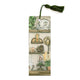 Wall of Oddities Bookmark with Olive Green Tassel