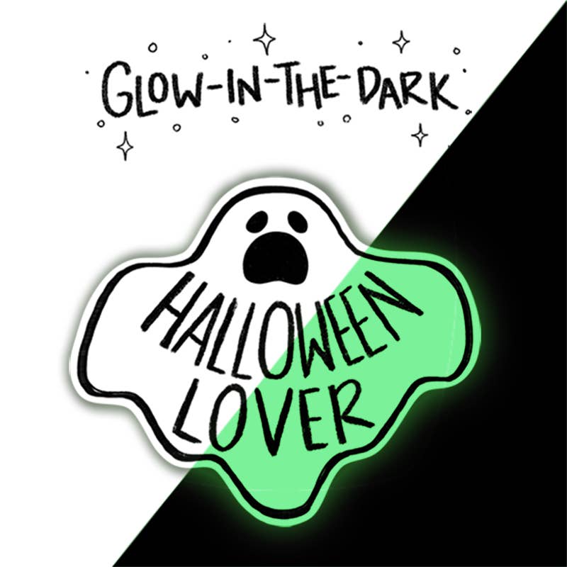Mini Halloween Ghost Sticker (Glow-in-the-dark),