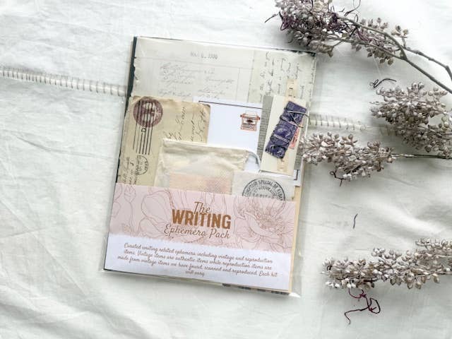 Writing Ephemera Kit for Junk Journaling