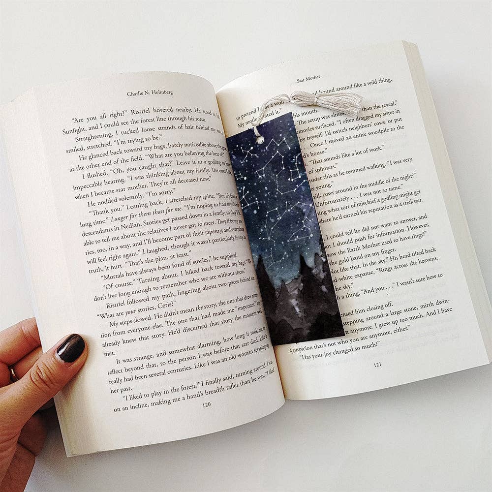 Constellation Bookmark with Tassel, "Summer Constellations"