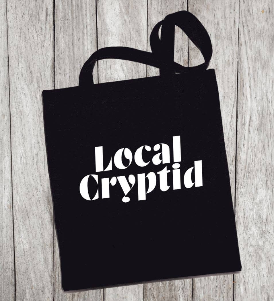 Reusable Grocery Bag/Tote Bag - "local cryptid"