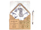 Dark Academia Notepaper Set | Vintage Gryphon Art | A Naturalist's Guide to Fantastical Creatures | Complete Writing Kit