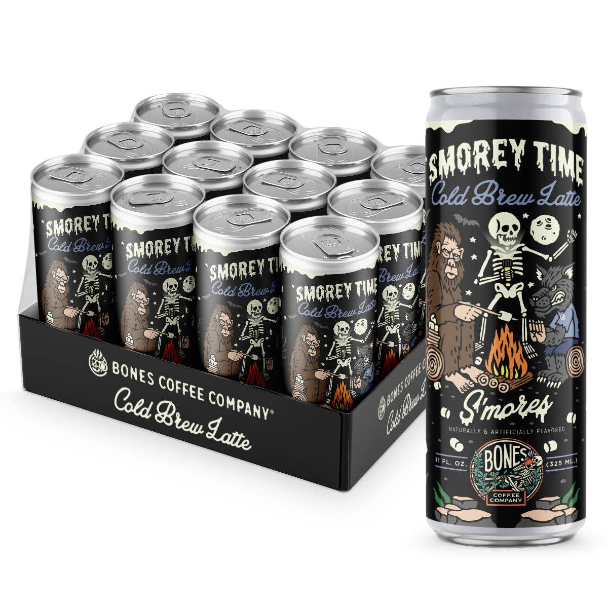 S'morey Time Cold Brew Latte | 12-Pack | Iced Canned Coffee