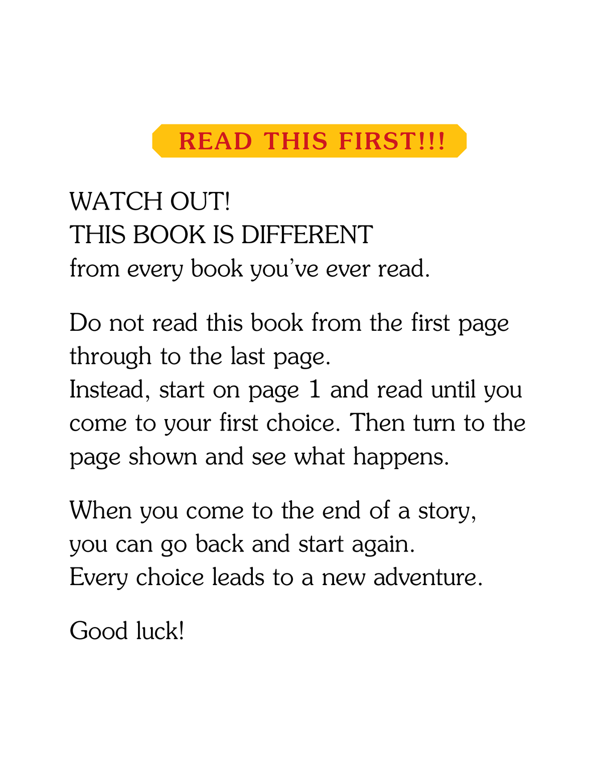 Your Very Own Robot, Children's Book