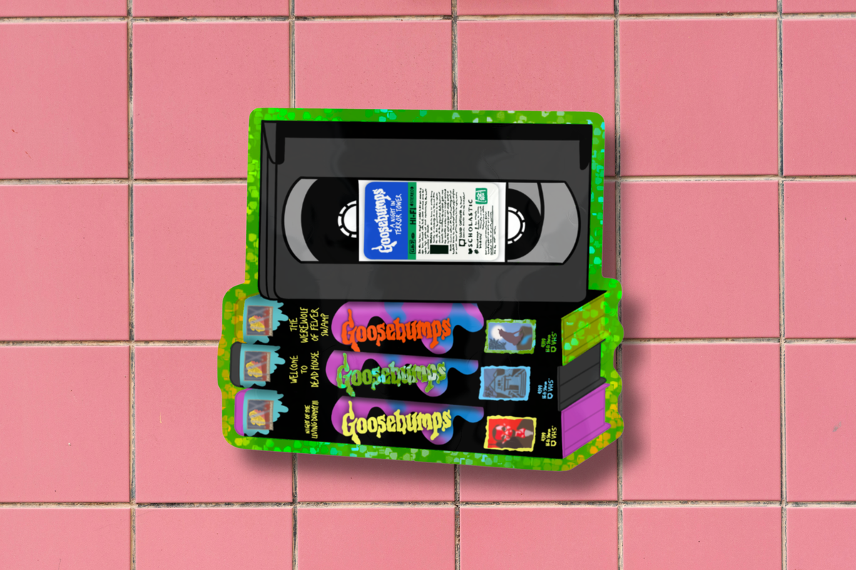 Goosebumps VHS Sticker